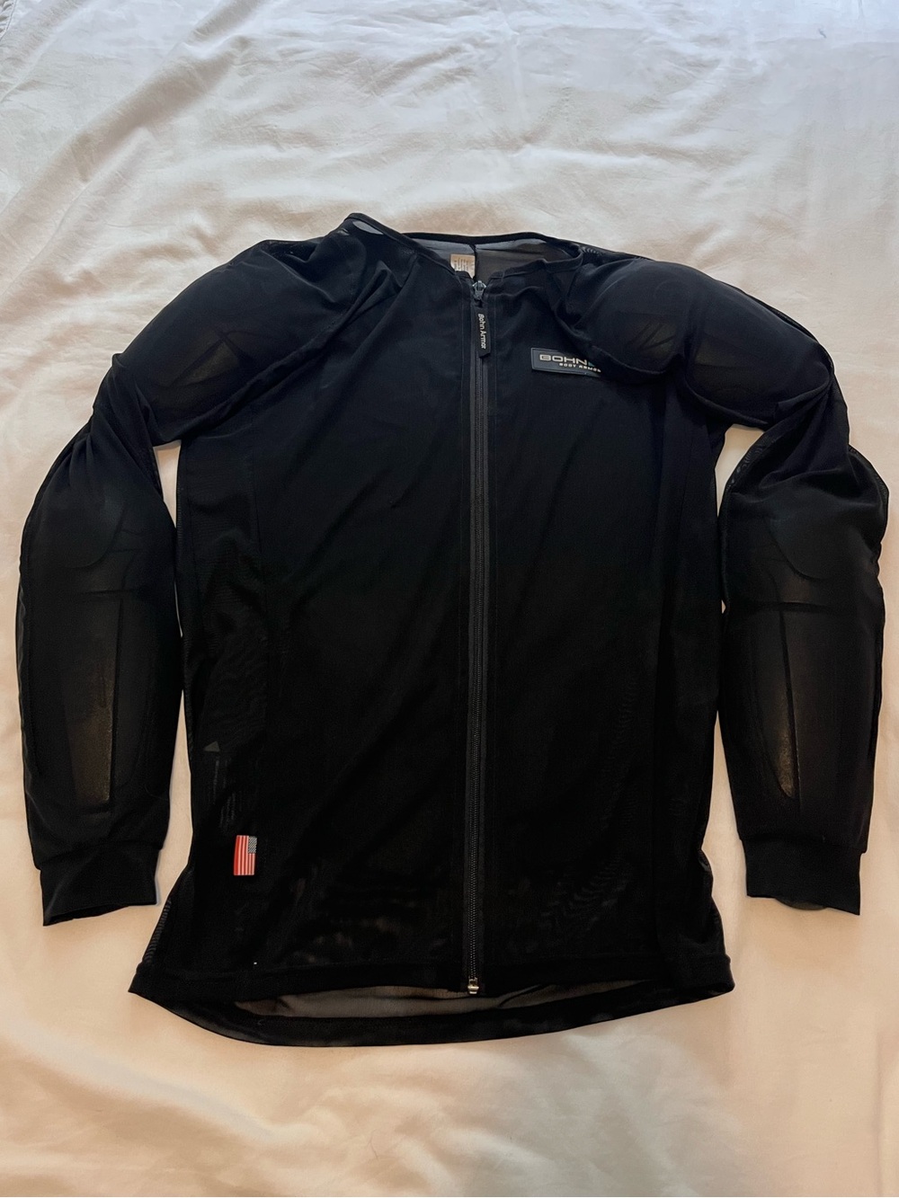 Bohn COOL-AIR™ MESH ARMORED MOTORCYCLE SHIRT with Body Armor Size XS